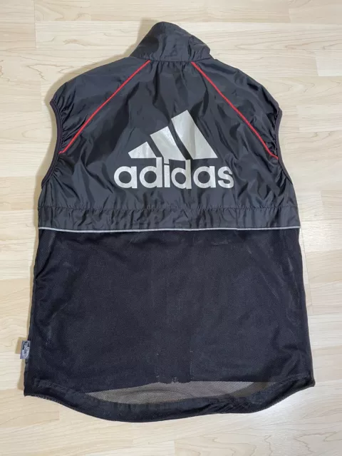 Chaqueta para correr Adidas ClimaShell negra mujer L unisex vintage ultraligera