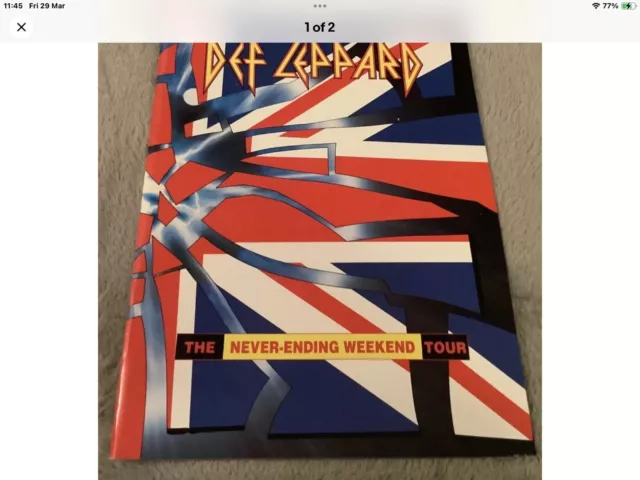 Def Leppard - Never Ending Tour Programme - 1993