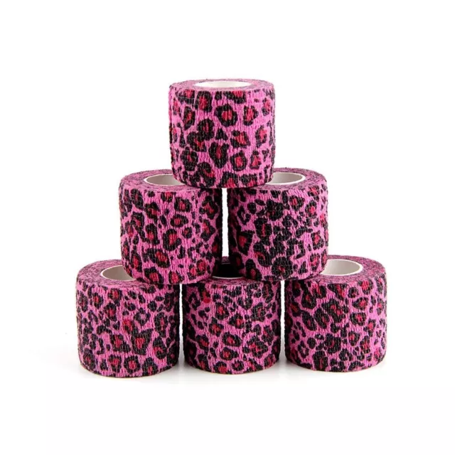 Nicht gewebt Kohäsive Bandagen Rosa Leopard Bandagen