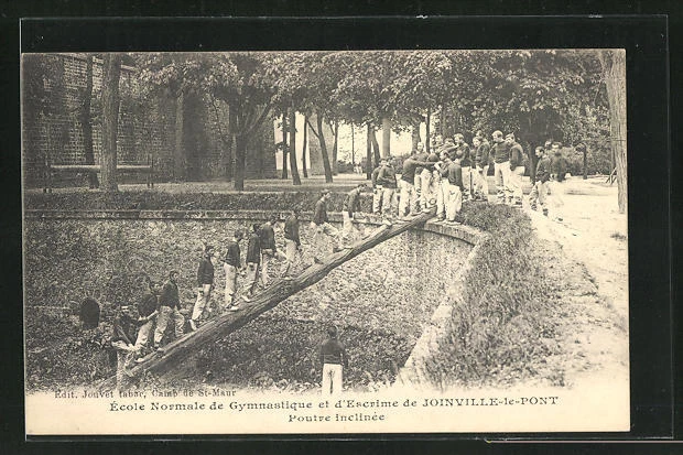 CPA Joinville-le-Pont, Ecole Normale de Gymnastics et d'Fencing, inclined beam