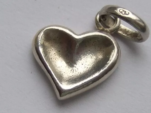 Genuine Links of London Thumbprint heart charm : Fully hallmarked