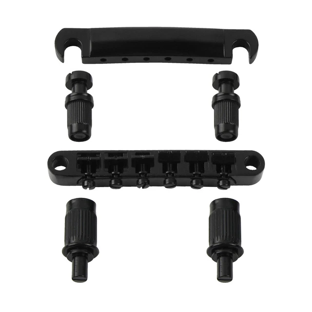 NEW Black Electric Guitar Bridge & Tailpiece Tune-O-Matic Set for LP SG Guitar
