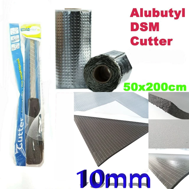 Alubutyl Pour Optimal Isolation Auto Anti Bruit Mat Avec Mousse Réductrice Set