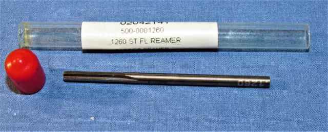 New HERTEL 0.1260" Dia. Carbide Reamer 4 flute 2 Pcs Available