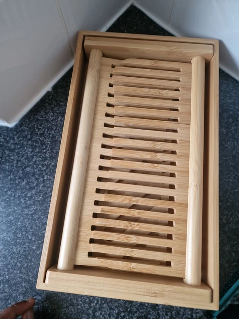 BAMBOO BREAD SLICER, Foldable Compact Cutting Guide £5.45 - PicClick UK