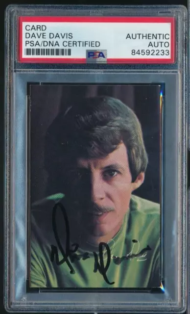 1973 PBA Bowling Dave Davis signed auto autograph PSA/DNA swsw6