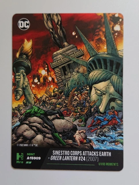 2022 DC H ro Multiverse Chapter 1 Card - Vivid Moments - Sinestro Corps ...