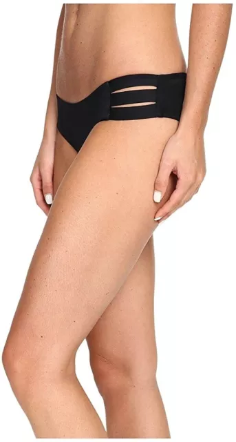 Vitamin A L78257 Swimwear Emelia Triple Strap Bottom Eco Black Women's Size M 2