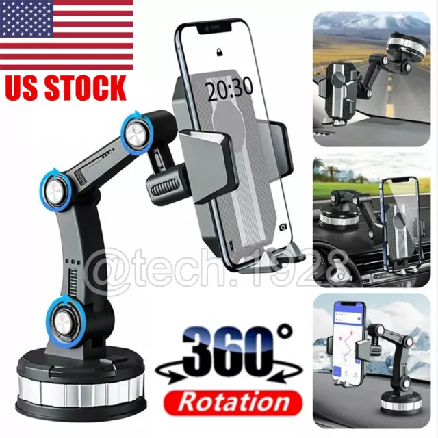 Car Truck Mount Phone Holder Stand Dashboard/Windshield For Cell Phone Universal