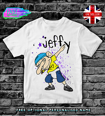 Jeffy cosa fare Rapper Youtube Bambini T-shirt girocollo BOYS GIRLS T SHIRT TSHIRT #16