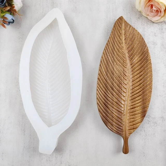 Big Leaf Fruit Tray Molds DIY Resin Coaster Molds Silicone Gypsum Soap Mold