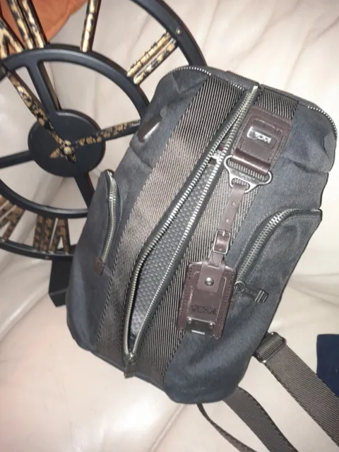 TUMI Alpha Bravo Monterey Sling Shoulder Bag  Ballistic nylon Black Used