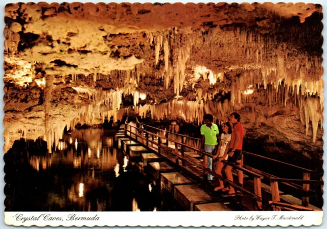 Postcard - Crystal Caves, Bermuda, British Overseas Territory