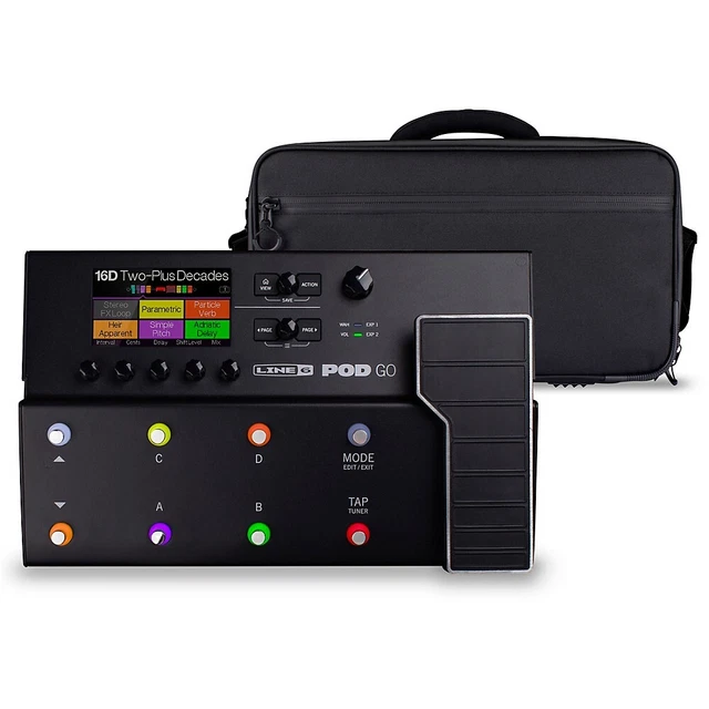 LINE 6 POD Go Guitar MultiEffects Processor with Shoulder Bag 529.99