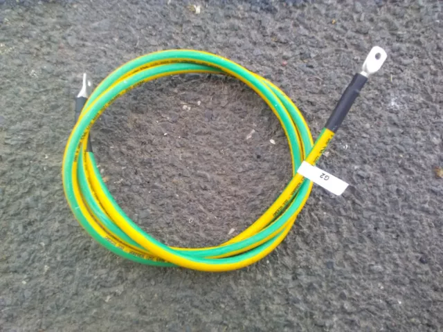 1x liaison : fils / cable de terre 25mm2 + cosses longueur 1.40m  souple