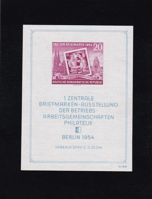 DDR: MiNr. Block 10 XII z, postfrisch, BPP Foto Attest