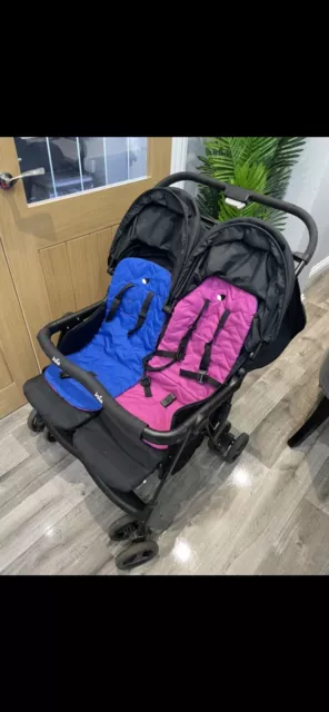 Joie aire twin pink & blue 2025