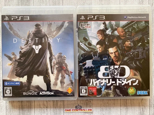 SONY PlayStation 3  PS3 Destiny & Binary Domain set from Japan