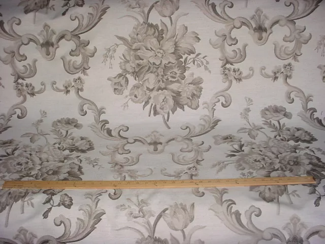 16-1/2 Kravet Lee Jofa Baroque Floral Tapestry Brocade Upholstery Fabric