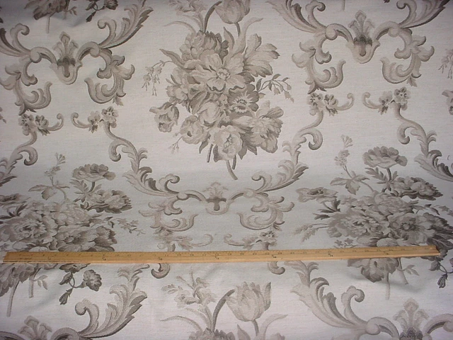 16-1/2 Kravet Lee Jofa Baroque Floral Tapestry Brocade Upholstery Fabric