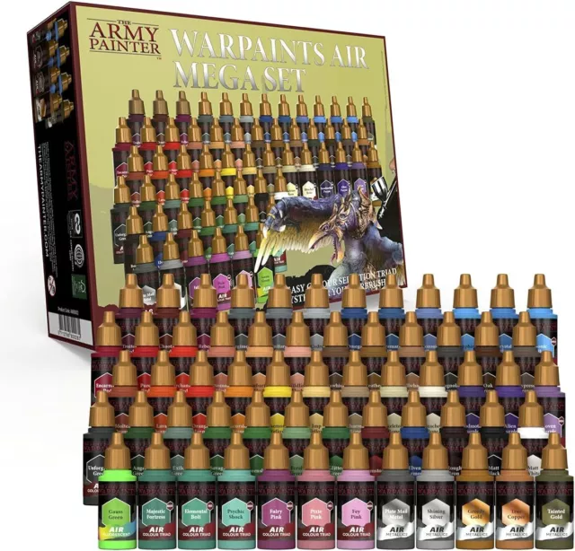 Army Painter Warpaints Air Mega Set - Enhance Your Airbrush Collection!