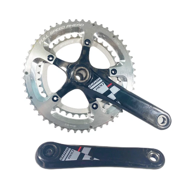 SRAM RED 10 Speed GXP Carbon Road Bike Crankset 172.5mm 53/39T 130 BCD