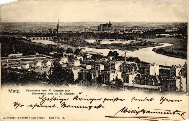 CPA AK METZ Panorama vom St-QUENTIN aus. Panorama pris du St-QUENTIN (455333)