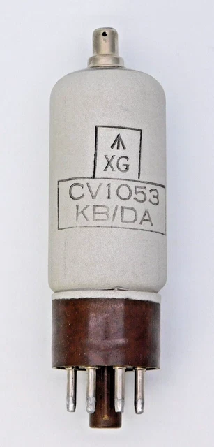 MULLARD KB/DA CV1091 EF50 Silver Can Valve Tube New Old Stock - Foto 9