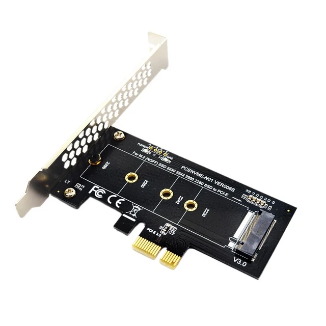 PCIE to M2 Adapter PCI Express 3.0 X1 to NVME SSD M2 PCIE Raiser Adapter