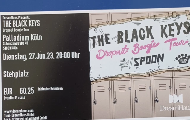 The Black Keys Tickets Köln 27.06. Stehplatz Karten Palladium
