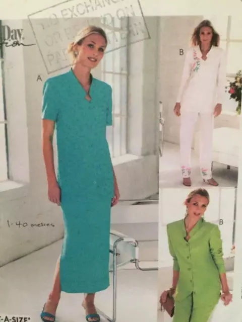 McCalls Sewing Pattern 4465 Ladies Misses Pants Top Skirt Size 10-16 Uncut