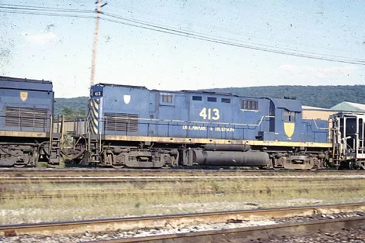 D&H delaware & hudson  Alco  C-420  413  original slide