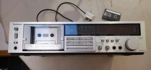 Technics RS-M255x Stereo Cassette Deck micropro. logic control 2 Motor, Working!