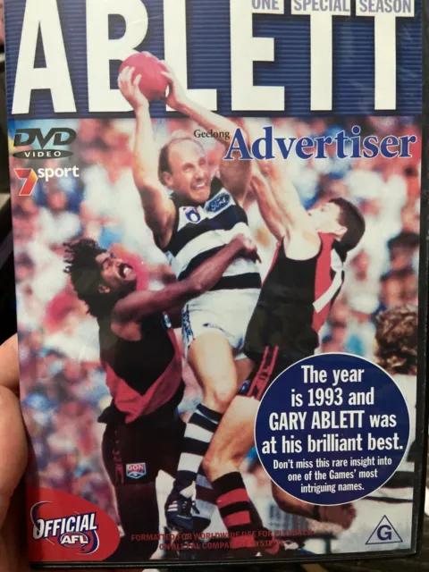 AFL Gary Ablett : One Special Season region 4 DVD (sport / Australian football)