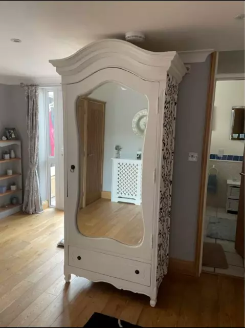 French Rococo wardrobe with Mirrored door