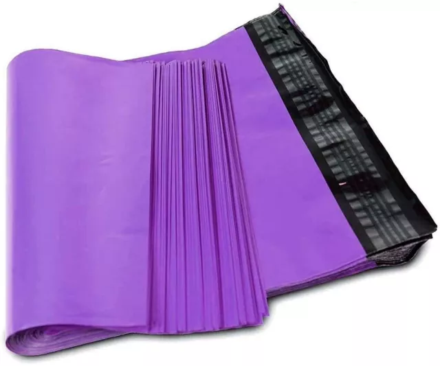 100 6x9 Purple Poly Mailers Shipping Envelopes Couture Boutique Quality Bags