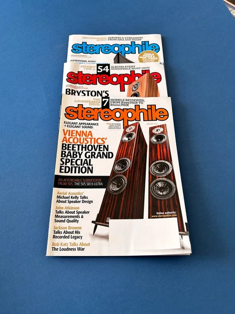 Stereophile Magazine - 3 Issue Bundle - January February & March 2015