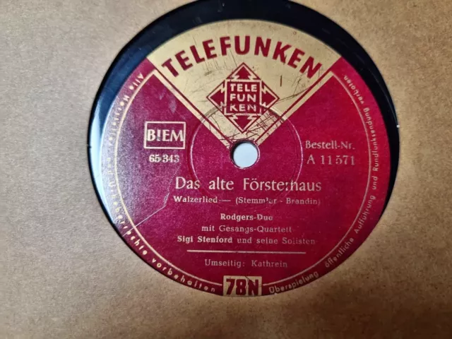 Rodgers-Duo - Das alte Försterhaus/ Kathrein Schellack