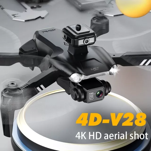 V28 RC drone foldable 4K HD camera WIFI FPV drone dual camera quadcopte