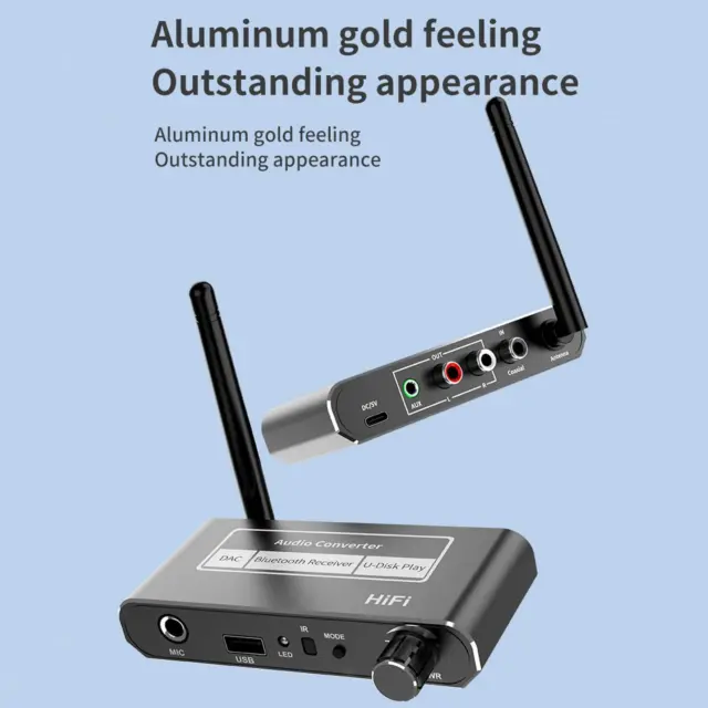 Wireless Audio Receiver Adapter RCA AUX Koaxial für
