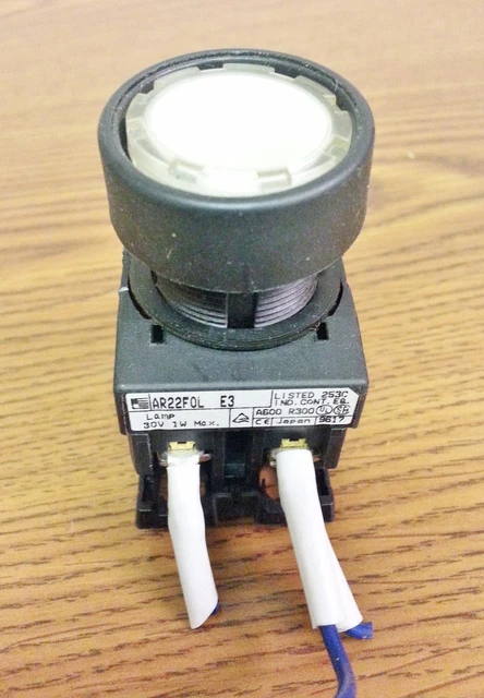 Fuji Electric AR22F0L E3 CLEAR Push Button  #3965