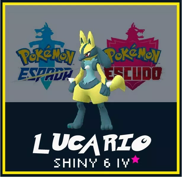 Lucario Competitivo Shiny or not 6 IVs Pokemon Espada-Escudo Pokérus ✨