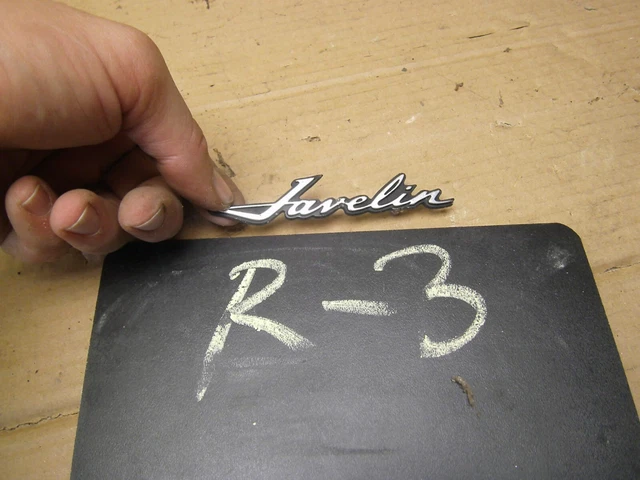 1971 72 73 74 Amc American Motors Javelin Amx Interior Dash Trim Molding Emblem