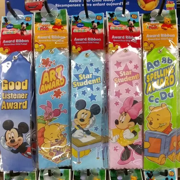 LOT OF 50 Assorted DISNEY Teacher Award Ribbons School, Education