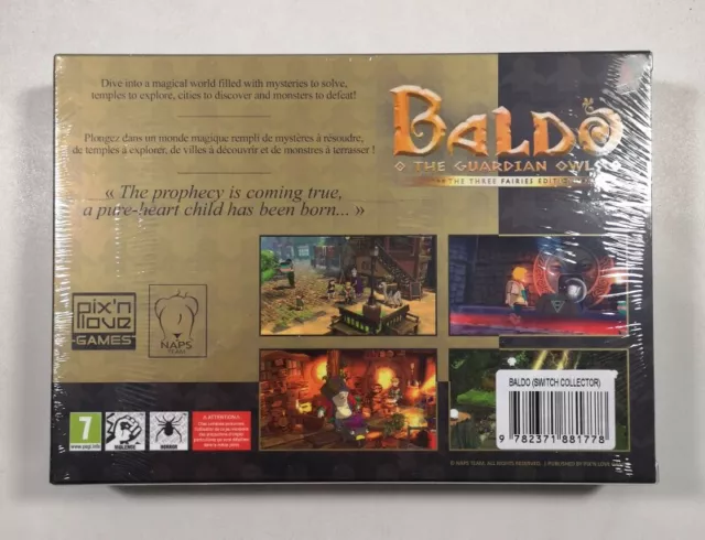 Baldo The Guardian Owls The Three Fairies Edition Collector Switch Euro New (En/ 2