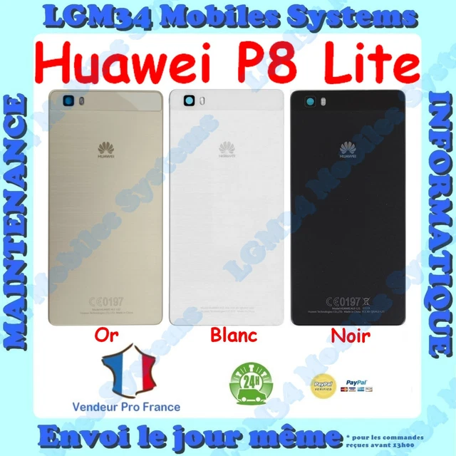 Vitre Arrière Avec Logo Et Lentille Flash Pour HUAWEI P9 LITE (2016) - Neuf D'origine