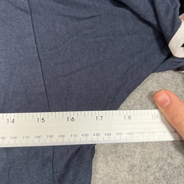 T-shirt CHLOE Top età 12 anni blu navy maniche corte stampa logo cotone 11