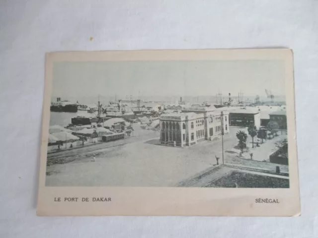 Cpa Senegal Afrqiue Occidentale 1931 Le Port De Dakar Carte Postale Ancienne