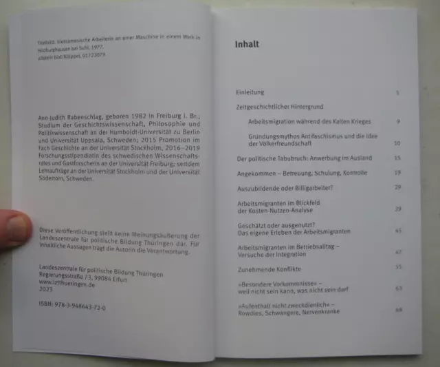 Rabenschlag Arbeitsmigranten in der DDR Gastarbeiter Vertragsarbeiter MfS SED 2