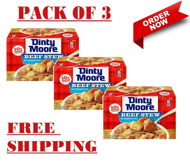 3-PACK Dinty Moore Beef Stew (15 oz., 6 pk.)